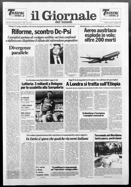 Il giornale del lunedi